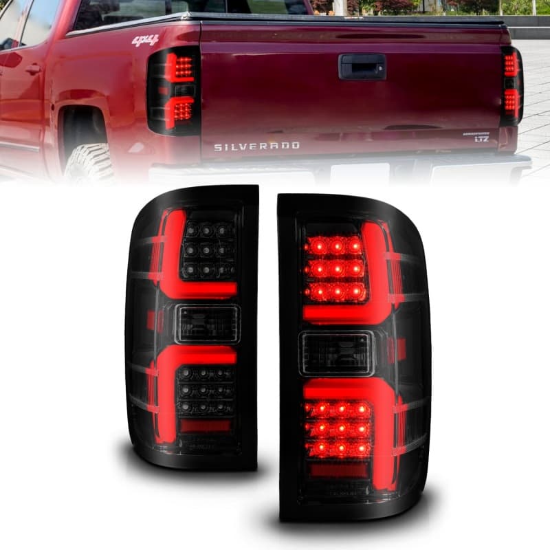 פנסי אחוריים LED ANZO לג'יפ שברולט סילברדו 2500 HD