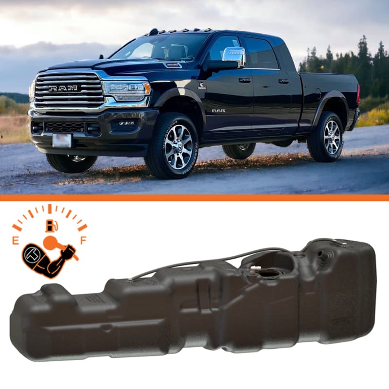 Titan Fuel Tanks מיכל דלק TITAN XXL Mid-Ship לראם 1500