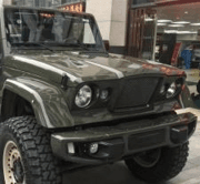 קיט גוף לג'יפ רנגלר JK (מכסה מנוע, גריל, פגושים קדמיים ואחוריים) — פיברגלס